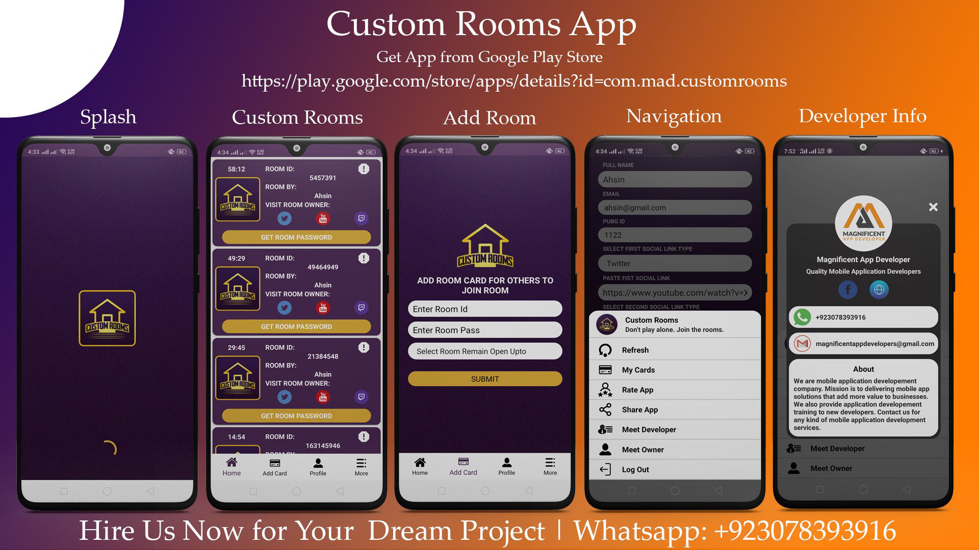 Custom Rooms